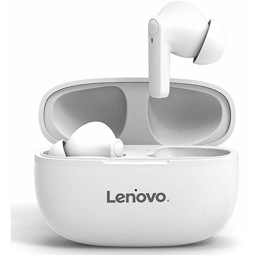 Lenovo HT-05 bluetooth headset, white Slike