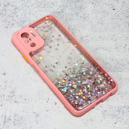 Torbica frame glitter za xiaomi redmi note 10 4G/Note 10s roze Slike