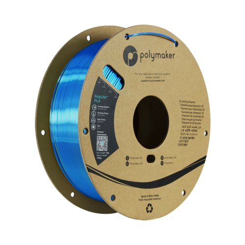  PolyLite Dual Silk PLA Chameleon Yellow-Blue Slike