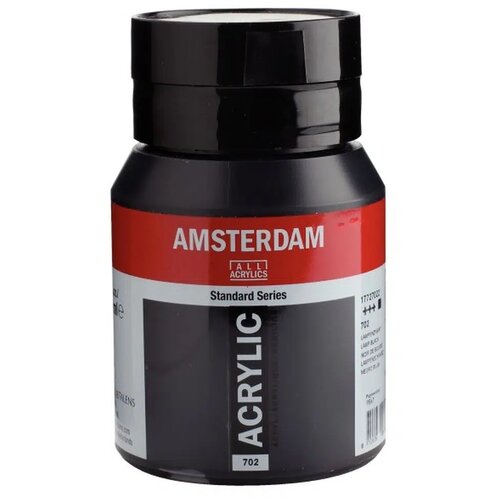 Royal Talens amsterdam, akrilna boja, 500ml- odaberite nijansu lamp black Slike