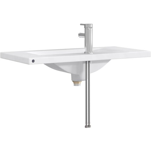  Umivaonik za kupaonicu Krom 81 x 40 x 17,5 cm Metal Slike