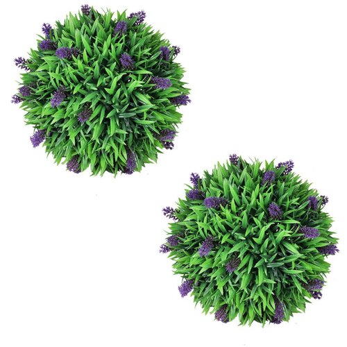 Set od 2 kugle od umjetnog &amp;scaron;im&amp;scaron;ira s lavandom 36 cm Slike