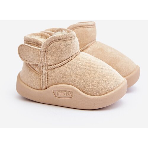 Boto Children's Insulated Snow Boots with Faux Fur Lining Beige Benigna Cene