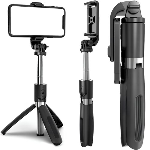 Selfie &amp;scaron;tap sa stativom PH - 40945 - Crna KP40945 Slike