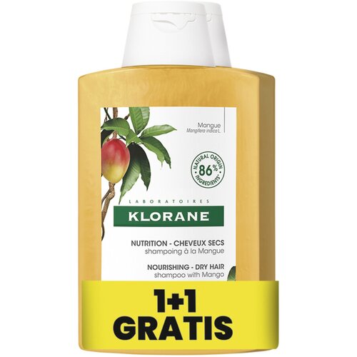 Klorane mango Šampon, 200 ml 1+1 GRATIS Cene