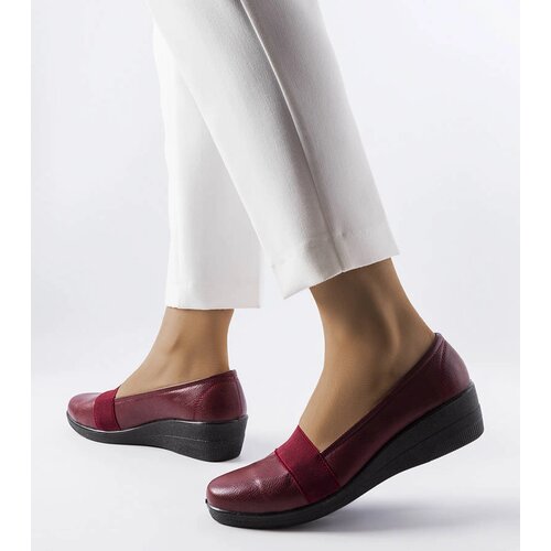 Gemre Burgundy wedge shoes Bisson Cijene