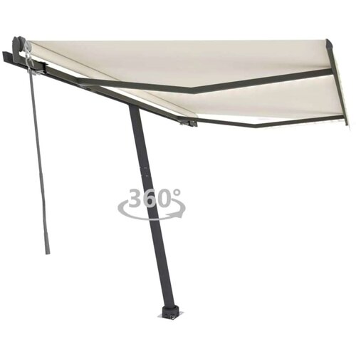  Avtomatska tenda LED + senzor 350x250 cm krem, (20728593) Cene