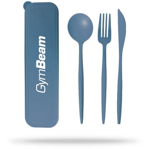 GymBeam Set pribora za jelo 2GO Blue Slike