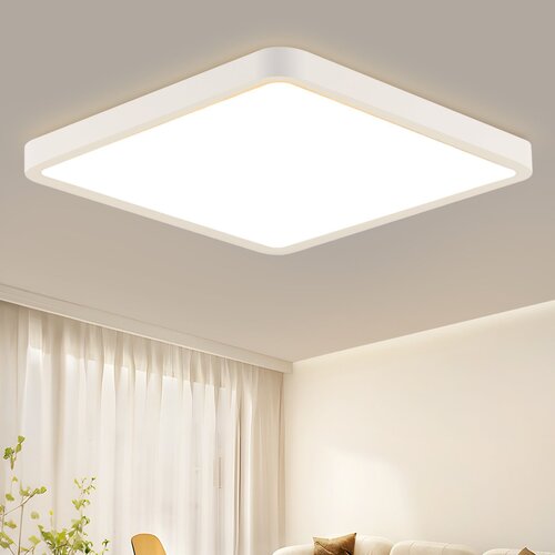 Nettlife LED stropna svetilka 23W Spalnica IP44 Toplo bela 23cm Kuhinjska svetilka Kvadratna Kopalni&scaron;ka svetilka Svetilka za hodnik za kuhinjo, (22111295) Cene