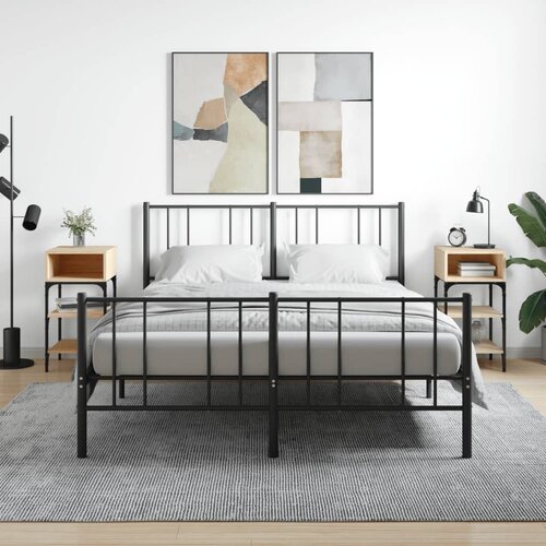  Noćni ormarići 2 kom boja hrasta 35x34,5x70cm konstruirano drvo Cijene
