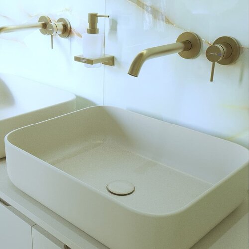 Hansgrohe Tecturis S ugradna slavina za lavabo 22,5 cm EcoSmart+ bronza 73351140 Slike