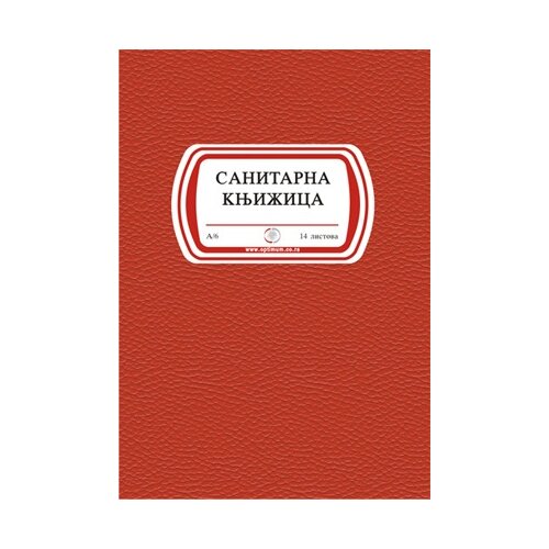  SANITARNA KNJIZICA Cene
