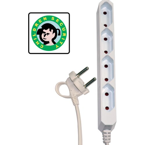 Mitea_Electric Priključnica 2,5A 250V 575W prenosna četvorostruka (produžni kabl) PM4X-3M DZ Cene