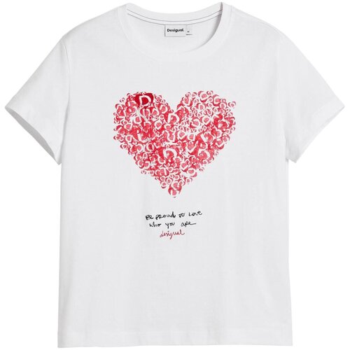 Desigual Majica rdeča / črna / bela Cene