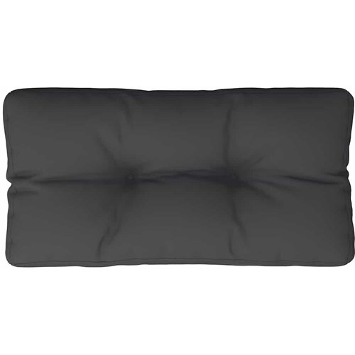 vidaXL Jastuk za palete crni 80 x 40 x 12 cm od tkanine Cene