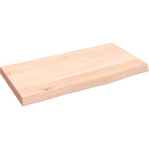  Zidna polica 40 x 20 x 2 cm od neobrađene masivne hrastovine Slike