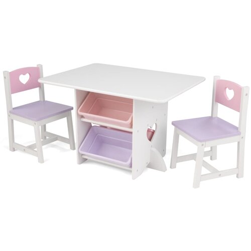 Kidkraft Komplet mizice in 2 stolov s srčki, (20987195) Cene