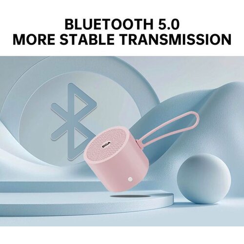 Ega Prenosni Bluetooth Zvočnik Bluetooth Brezžični Z Dodatnim Basom 4 Ure Vgrajen Mikrofon TWS LED Roza, (5000008196) Cene