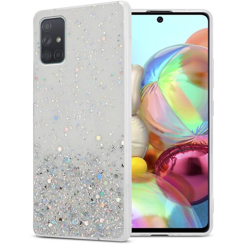 Cadorabo Case, združljiv s Samsungom v prozornem z ble&amp;scaron;čicami - za&amp;scaron;čitnim pokrovom, narejen iz fleksibilnega silikona TPU s penečimi ble&amp;scaron;čicami, (20573352) Slike