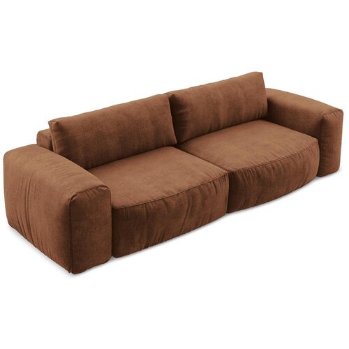 Makamii Sklopiva sofa od &amp;scaron;enila boja terakote 275 cm Kuki &amp;ndash; Slike