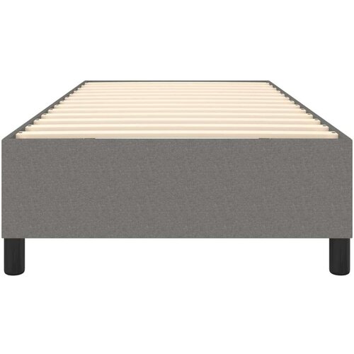 vidaXL Okvir za krevet s oprugama tamnosivi 100 x 200 cm od tkanine Cene