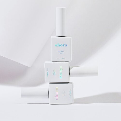OHORA Pro Glossy Top Gel nadlak za nohte za ble&amp;scaron;čeč sijaj 10 ml Slike