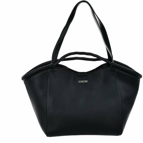 Big Star Large Eco Leather Handbag Black Slike