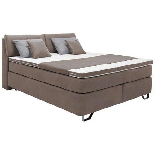Mömax Postelja Boxspring Tabea, Svetlo Rjava, 180x200 Cene