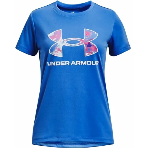 Under Armour TECH SOLID PRINT FILL BL SSC Majica za djevojčice, plava, veličina