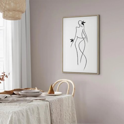  Slika - Exotic Dance (1 Part) vertical 40x60 U prirodnom drvenom okviru Slike
