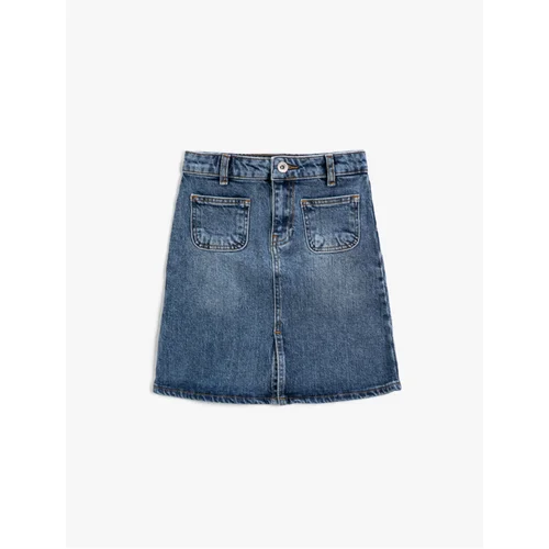 Koton Skirt - Navy blue - Mini