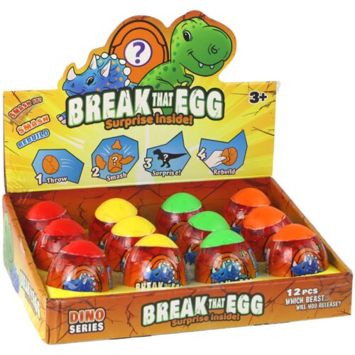 Magic&amp;reg; Cracking Egg Dinosaur In Shell 4 Colors 6 cm Slike