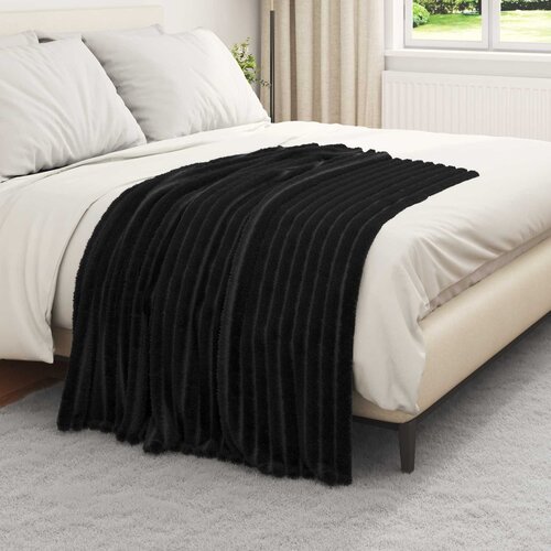  Pokrivači za bacanje 6 pcs Crna 150 x 130 cm Runo Slike