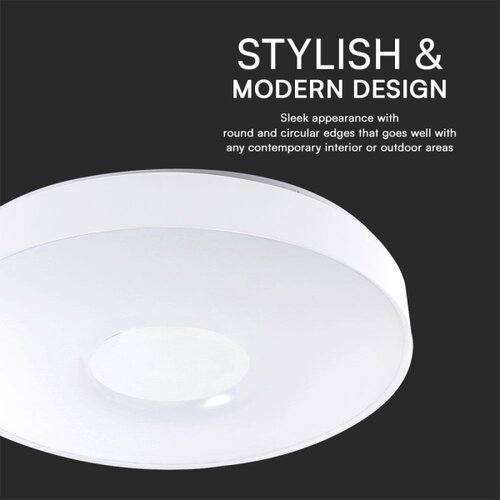  LED prigu&amp;scaron;iva stropna svetiljka LED/60W/230V 3000-6500K 49,5 cm bela + daljinski upravljač Slike