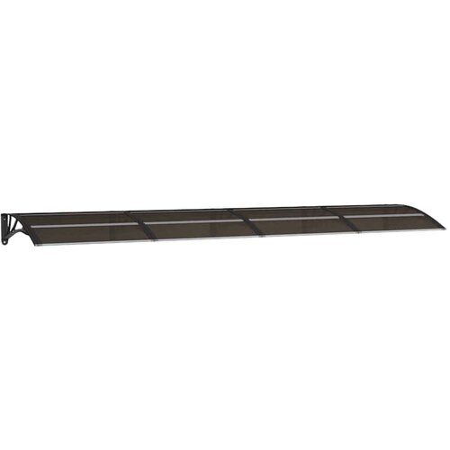 Maison Chic Nadstre&amp;scaron;ek - Senčniki za vrata črn 350x75 cm polikarbonat, (22039610) Slike
