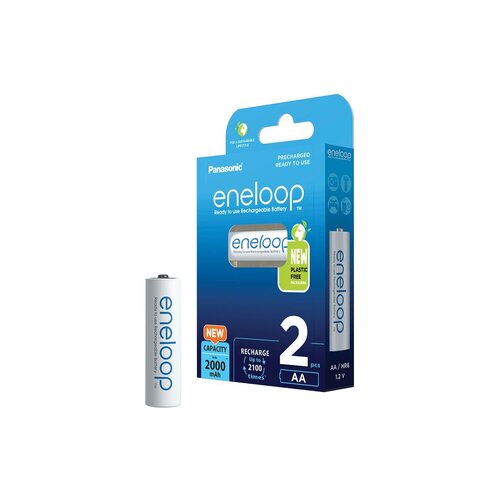 Panasonic BK-3MCDE/2BE AA/svinčnik 2000mAh, baterija Ni-MH, 2 kos/pak Slike