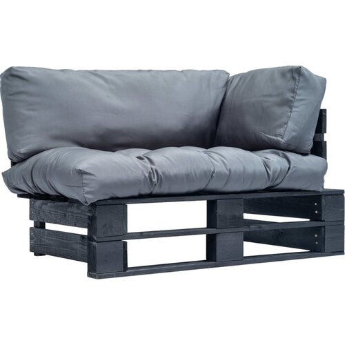  Sofa od paleta od borovine sa sivim jastucima Cijene