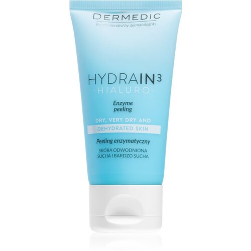 Dermedic Hydrain3 Hialuro enzimski piling za dehidrirano suho lice 50 g Slike