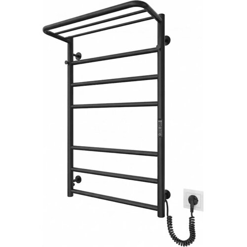  Kupaonski merdevinski radijator HOME 95W/230V 77x53 cm nerđajući čelik/crna desna Cene