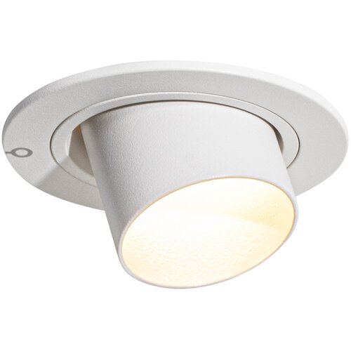 QAZQA Moderni vgradni reflektor beli GU10 35 mm okrogel nagibni - Installa Slike