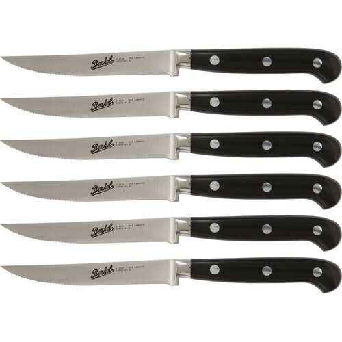 Berkel Adhoc Glossy Black Steak Set 6-pcs. serrated Slike