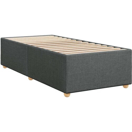 vidaXL Krevet s oprugama i madracem tamnosivi 100 x 200 cm od tkanine Cijene