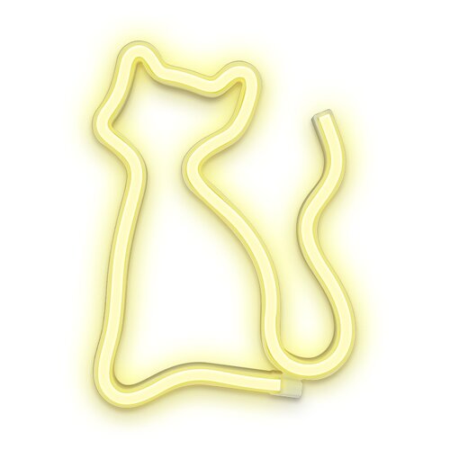 Forever Neon LED luč - mačka rumena, (20746987) Cene