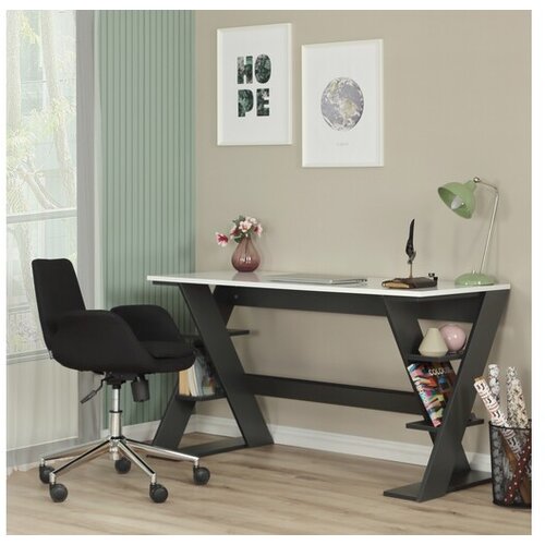 Hanah home Radni sto Lungo, 140x73x60 cm, Bijeli Cene
