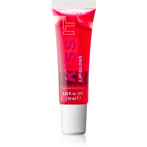 Revolution Relove Kiss It hidratantno sjajilo za usne nijansa Cherry Red 10 ml Slike