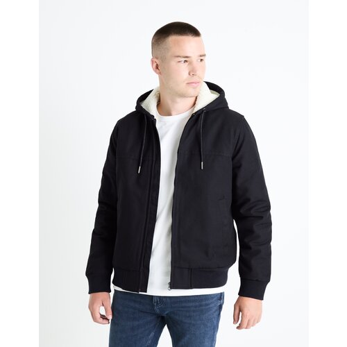 Celio Sherpa Hoodie Jacket Fuhoodie - Men Cene
