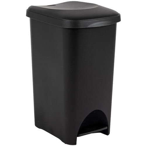 Addis Črn plastični koš s pedalom 40 l - Addis Cene