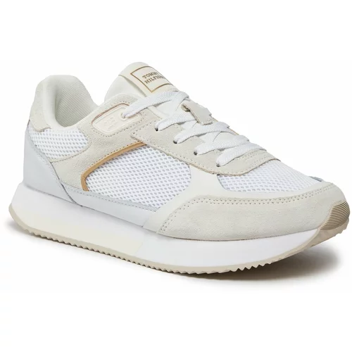 Tommy Hilfiger Superge Essential Elevated Runner FW0FW07700 White YBS