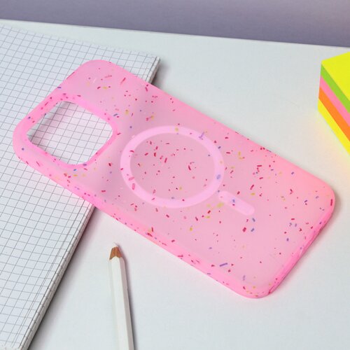  Torbica colorful magsafe za iphone 14 pro max 6.7 roze Cene