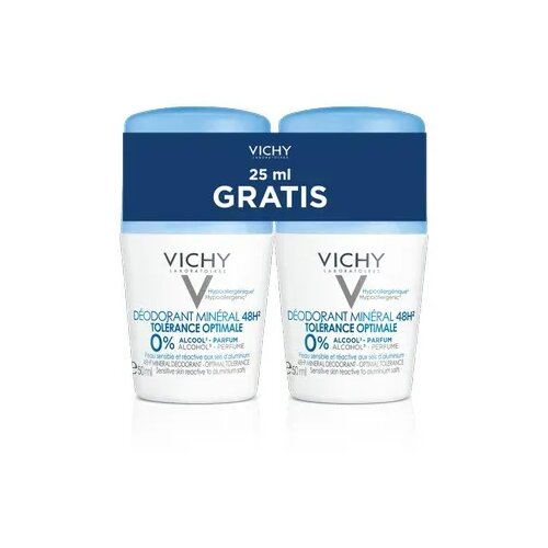 Vichy Laboratories Vichy Mineral 48h Deo roll-on 50ml duopack Slike